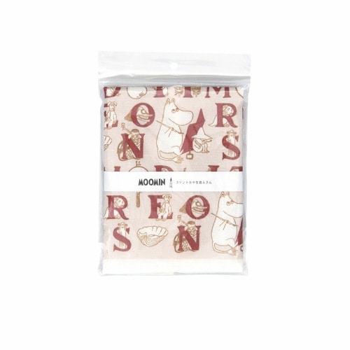 ふきん かや生地ふきん ムーミン カラフル レッド