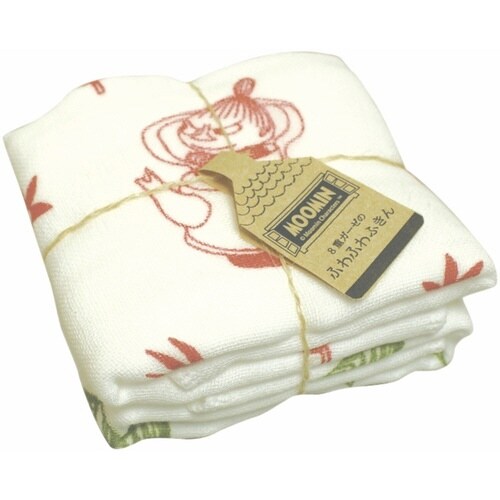 ふきん ふわふわふきん ムーミン 英字 リトルミイ