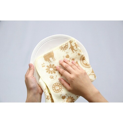 ムーミン キッチンタオル 2枚入 ブルー