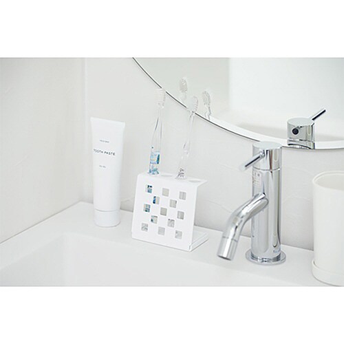 &NE 歯ブラシスタンド ラバストーン ホワイト