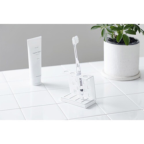 &NE 歯ブラシスタンド ラバストーン ホワイト
