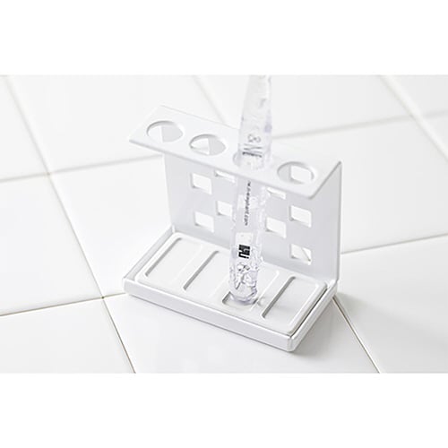 &NE 歯ブラシスタンド ラバストーン ホワイト