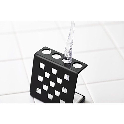 &NE 歯ブラシスタンド ラバストーン ブラック