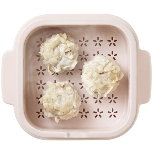 &NE クッキングスチーマー Recopo ピンク