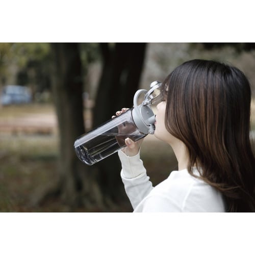 水筒 SANTECO TRACK&GO グレー