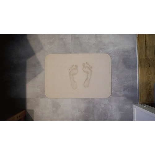 珪藻土 バスマット 40×60cm ライトベージュ
