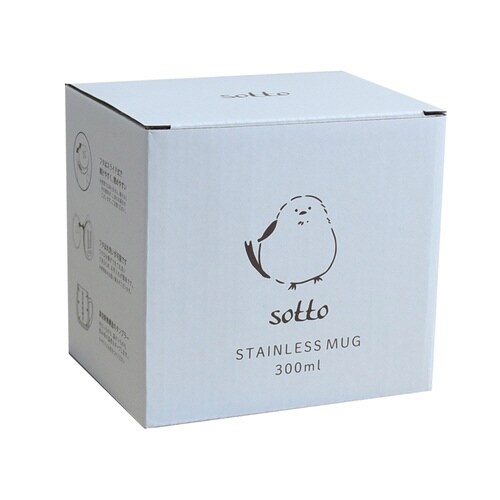 マグカップ フタ付き 300ml シマエナガ