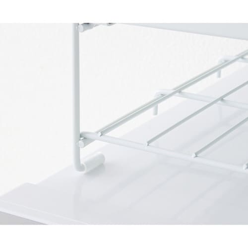 レンジ上ラック レンジ上収納棚 ガード付き