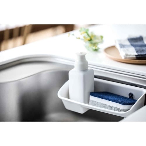 スポンジラック シェリー たわし入れ ホワイト