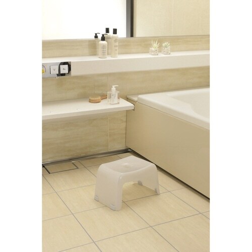 風呂椅子 カラリ karali モーヴホワイト