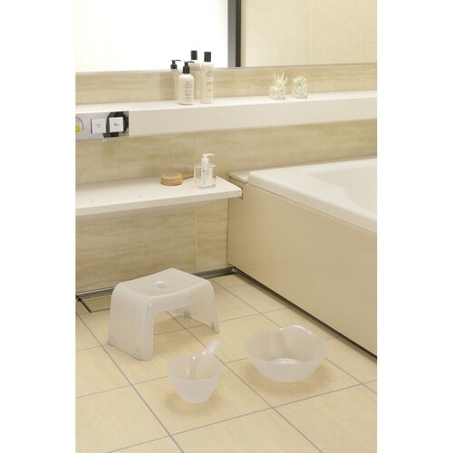 風呂椅子 カラリ karali モーヴホワイト