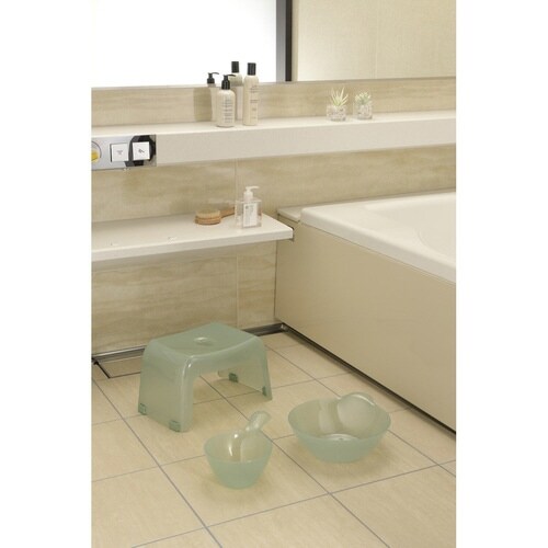 風呂椅子 カラリ karali モーヴグリーン