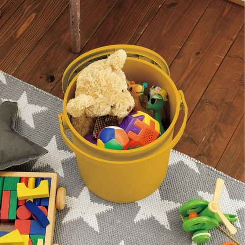 バケツ ふた付き フェルマー 15L イエロー