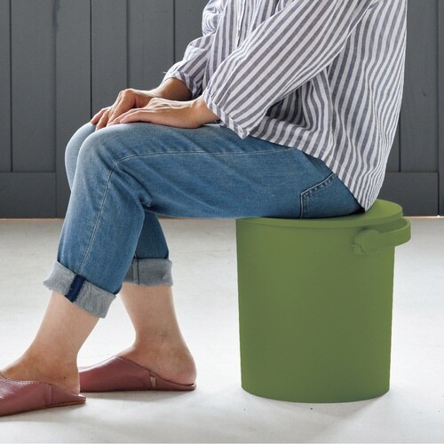バケツ ふた付き フェルマー 15L グリーン