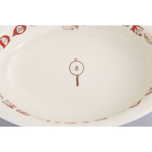 カレー皿 23.5cm ムーミン 耐熱 レッド