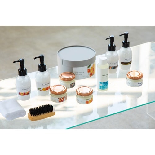 レザーケアクリーム RASHIKU ムスクアップル