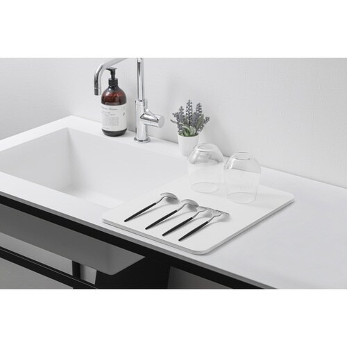 &NE 水切りトレー ラバストーンドライボード