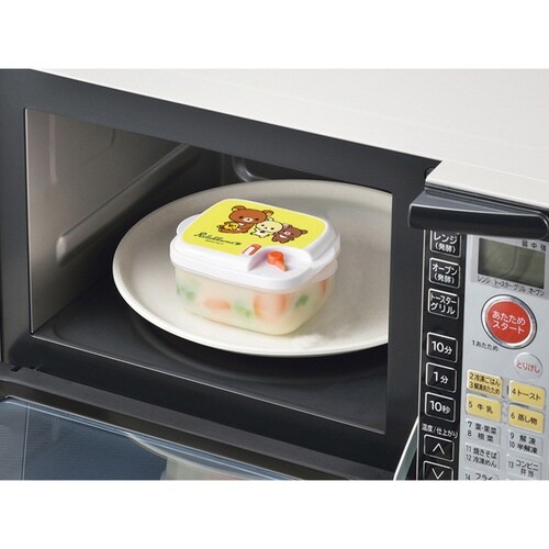 保存容器 リラックマ 電子レンジ容器 丸型 小判型