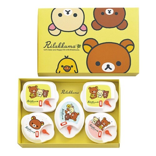 保存容器 リラックマ 電子レンジ容器 丸型 小判型