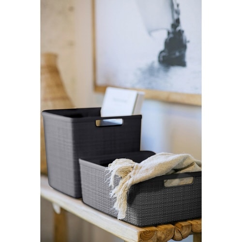 ランドリーバスケット CURVER グレー