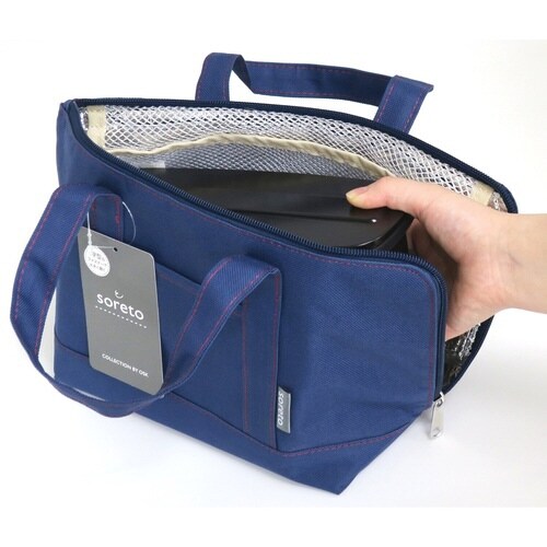 ランチバッグ soretoトートバッグ ネイビー
