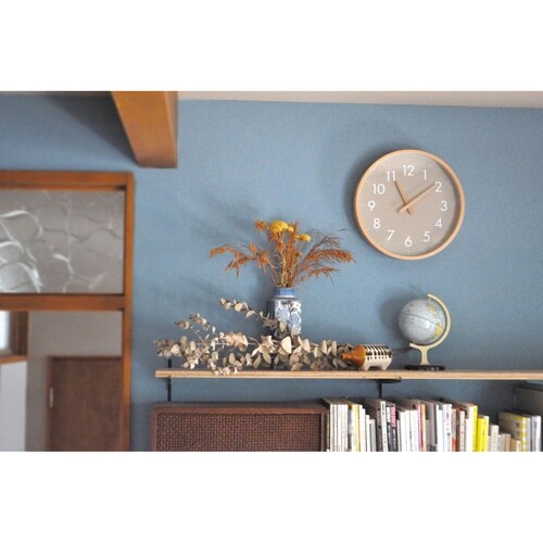 掛け時計 おしゃれ グレー