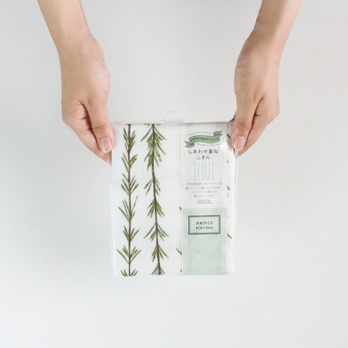 ふきん しあわせ重ねふきん 大判 ローズマリー