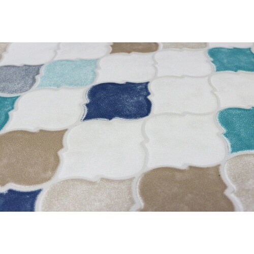 テーブルデコレーション モロッコタイルブルー