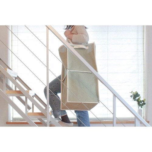 ランドリーバスケット 折りたたみ ピアット カーキ