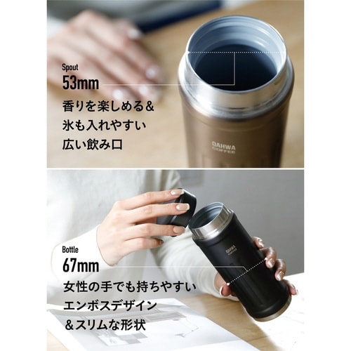 水筒 410ml カフアコーヒーボトル2 ブルー