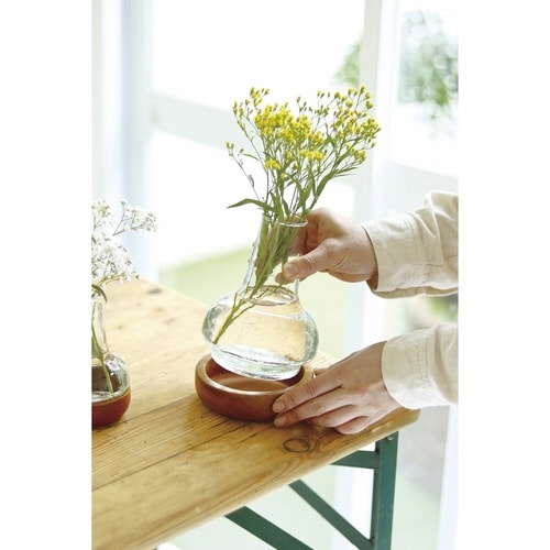 ウッド&ガラスベース チムニーL シナリー