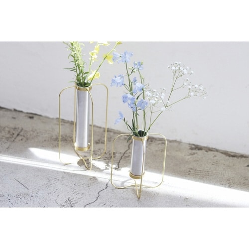 花瓶 アルミシリンダースタンド L インブルーム