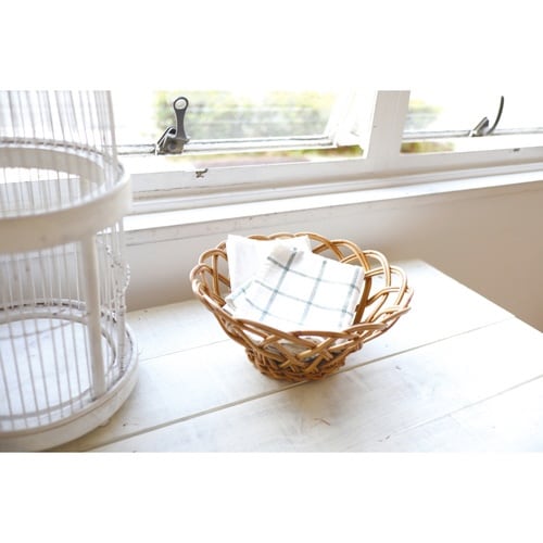 バスケット アラログ 丸かご SS ラタン