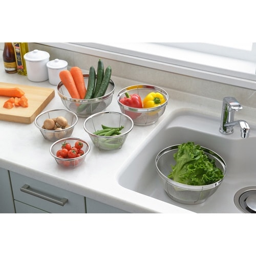 ザル 6点セット ステンレス製 郷技 日本製