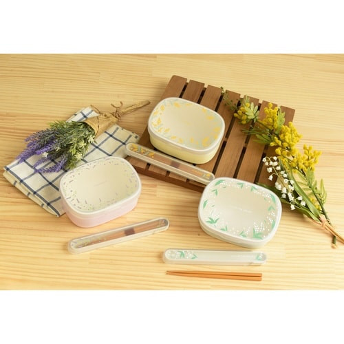 お弁当箱 フルール ワンタッチランチBOX ミモザ