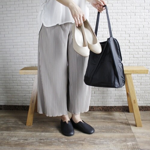 携帯スリッパ レ プリエ ノイエ ブラック(S)