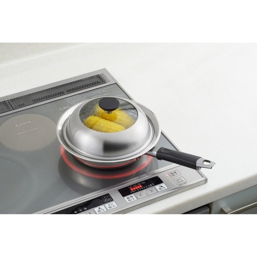 フライパン用蒸し器 20から22cm用