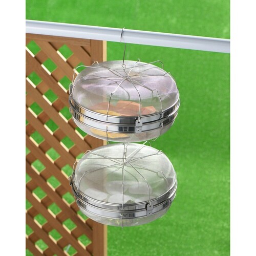 干しかご 丸型 ステンレス製 野菜干しバスケット