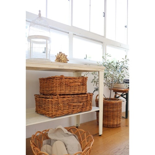 バスケット アラログ バゲッジバスケットL ラタン