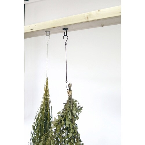 ハンギングフックB アイアン ブラック