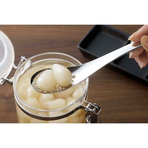 レンゲスプーン 穴あき 18cm ステンレス