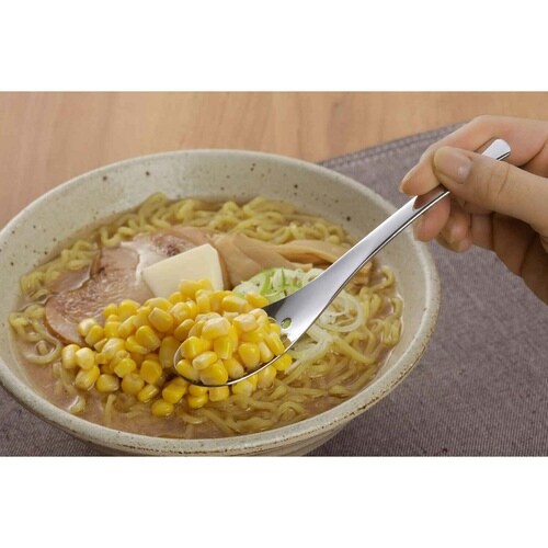 レンゲスプーン 穴あき 16cm 小 ステンレス