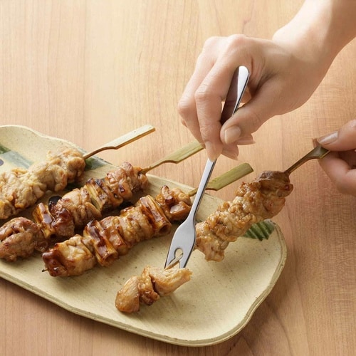 串抜きフォーク 16cm ステンレス 2本組