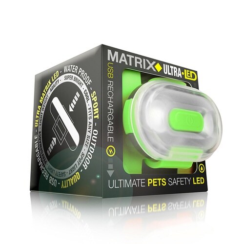 ライト 散歩 犬 マックス&モーリー グリーン