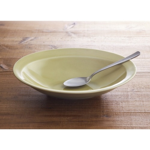 カレー皿 スプーンセット 25cm イエロー