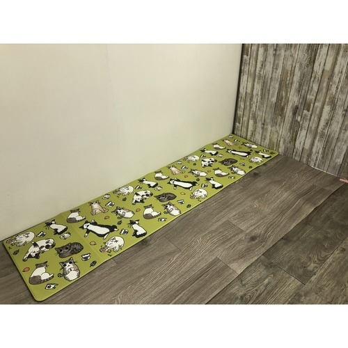 キッチンマット グリーン