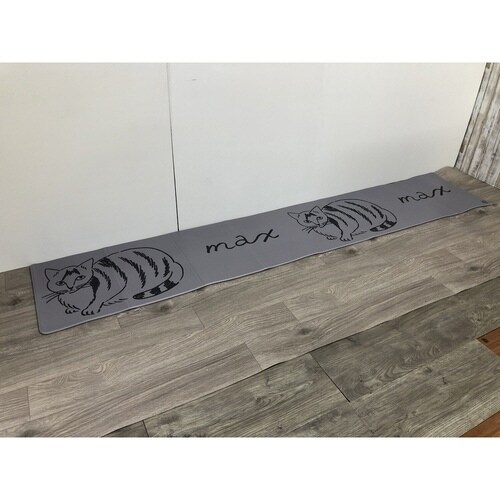 キッチンマット グレー