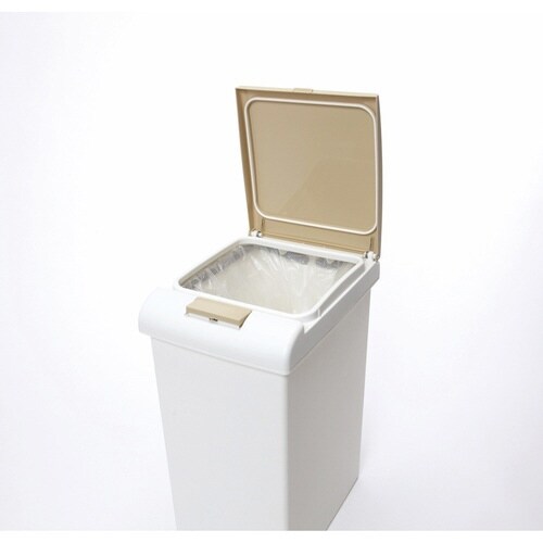 ゴミ箱 20L パッキン付 ライトベージュ
