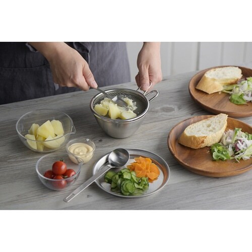 手付きストレーナー 13cm 浅型 and