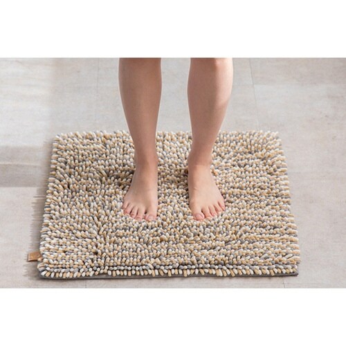 バスマット マイクロファイバー ごま